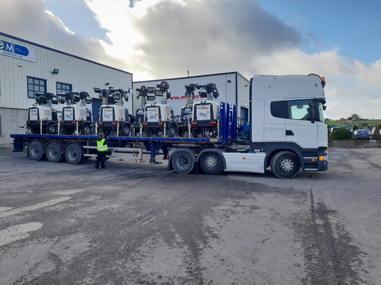 New Generac lighting away to a project in Dublin